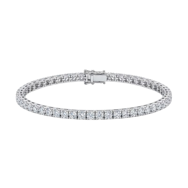 Bracciale Donna Tennis oro bianco Diamanti naturali ct. 3,36