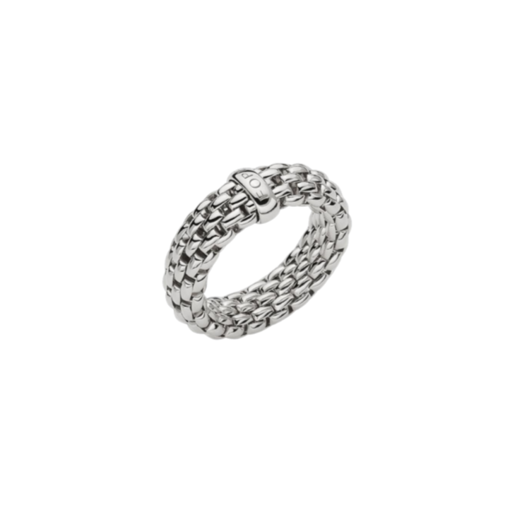 Anello Fascia Fope Oro Bianco Flexit