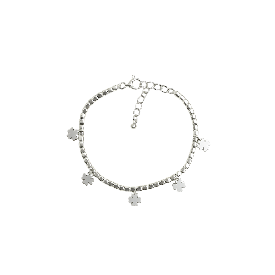 Bracciale Argento Donna Quadrifogli