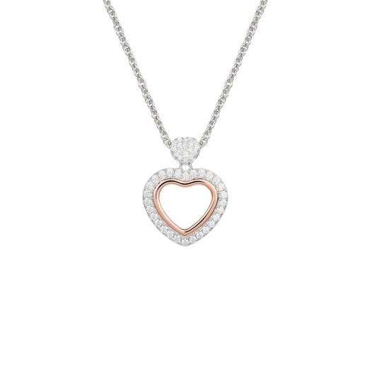 Collana Donna Argento Roberto Giannotti Trilogia Cuore Traforato GIA451