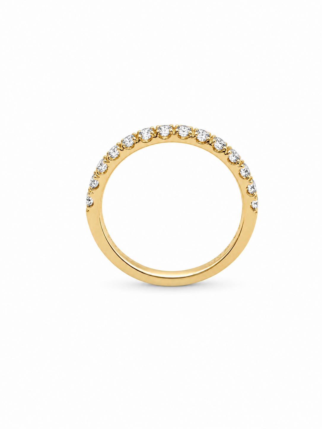 Anello donna Fantasia Fedina Oro giallo e Diamanti
