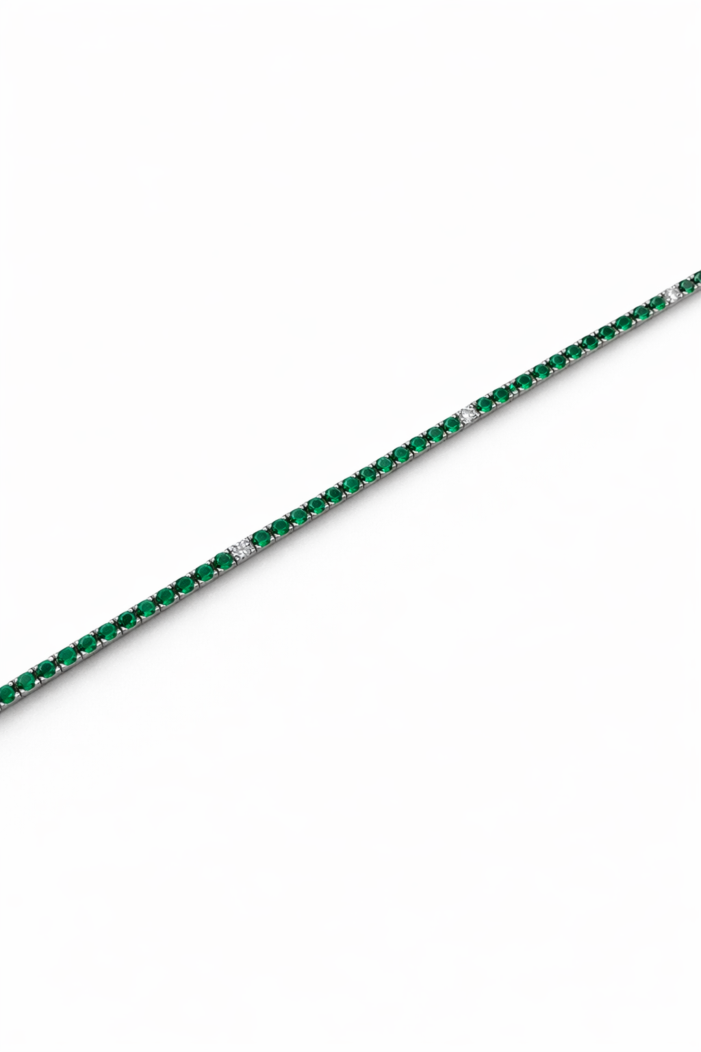 Woman Tennis Bracelet Silver and Zirconia