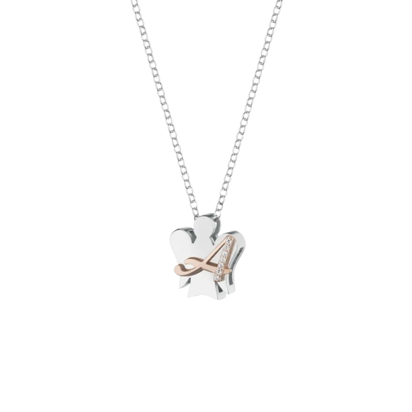 Collana Donna Argento Roberto Giannotti Angelo Lettera A