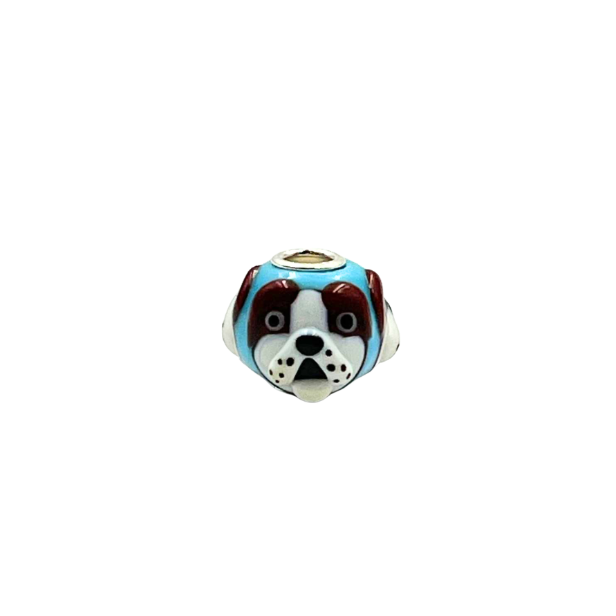 Trollbeads Beads Mini Barrel Animali Cane Ciondolo Argento