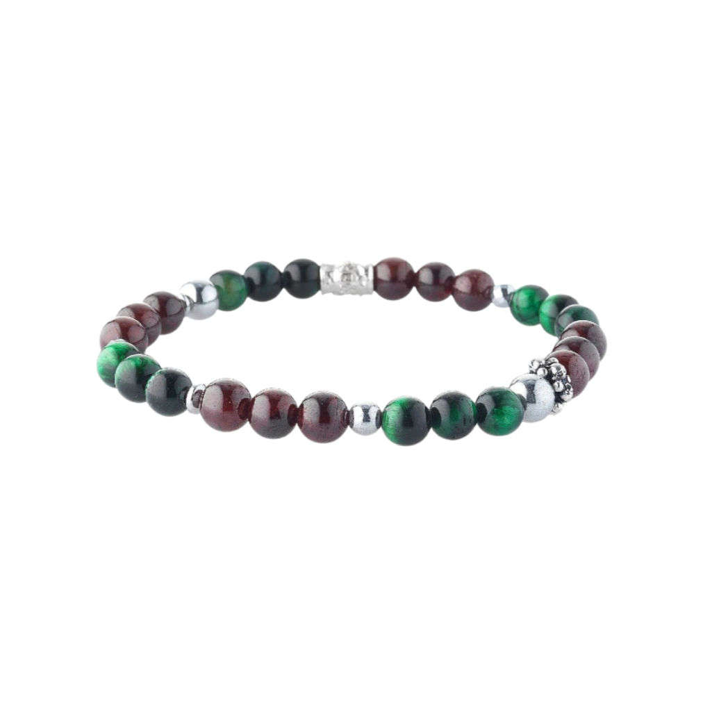 Bracciale Uomo Gerba Argento Pietre Thiago 460