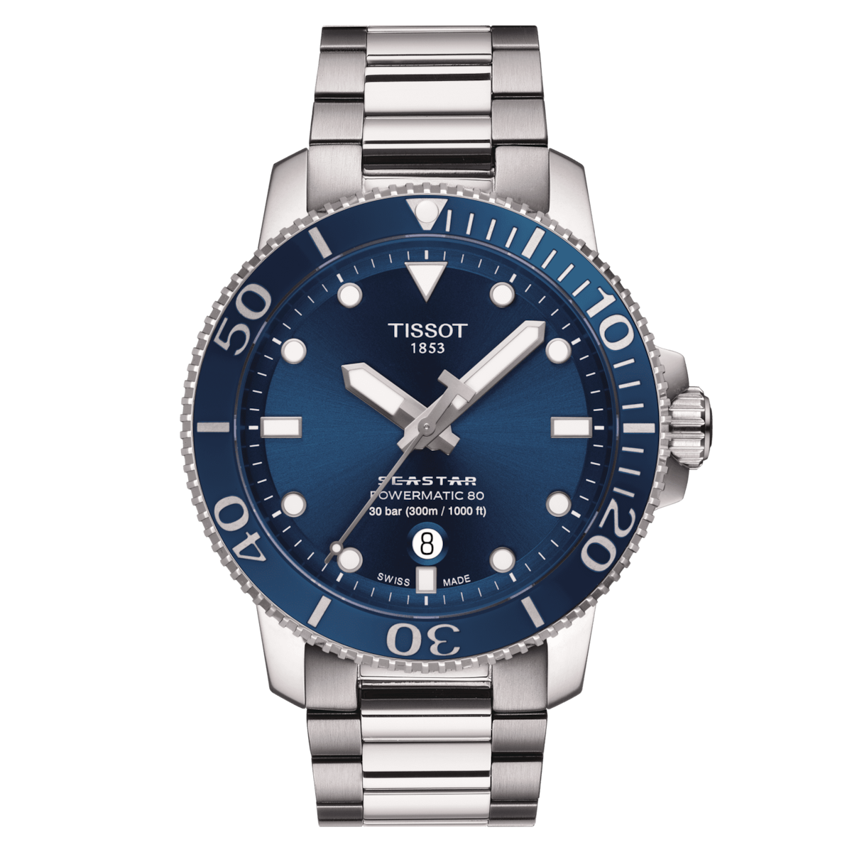 Orologio Uomo Tissot Seastar 1000 Powematic 80 T1204171104103 Gioielleria Zambon