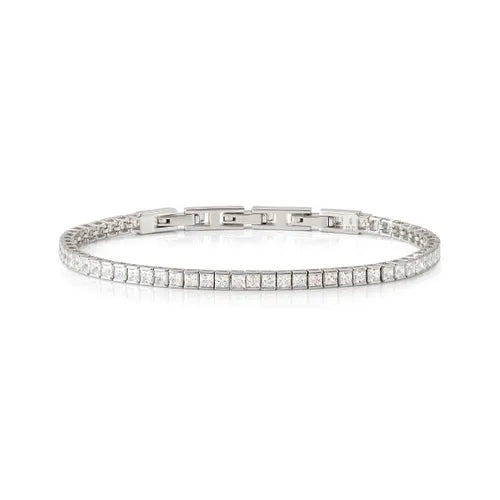 Bracciale Donna Argento Nomination Tennis Bianco