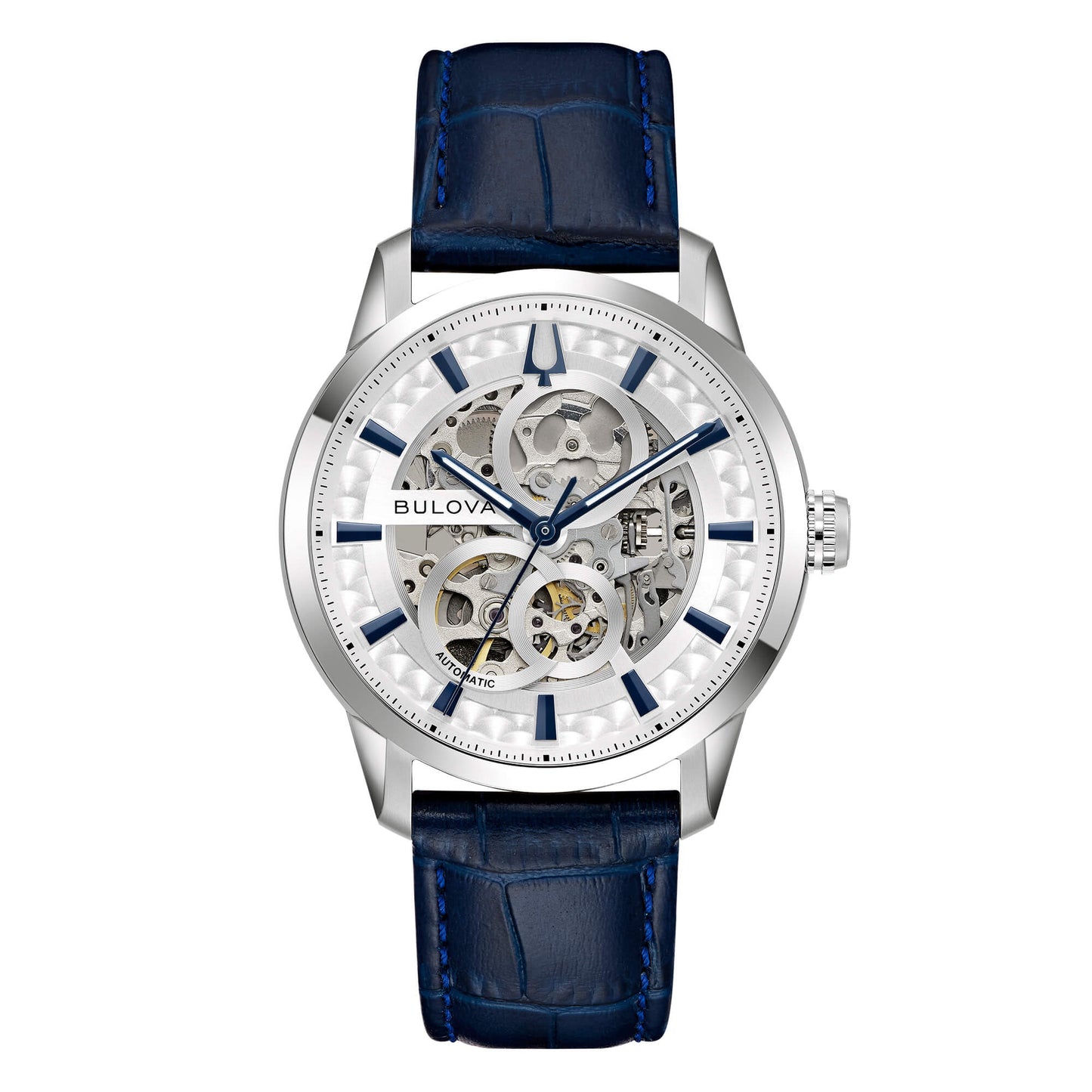 Orologio uomo Bulova Sutton Skeleton 40 mm 96A330