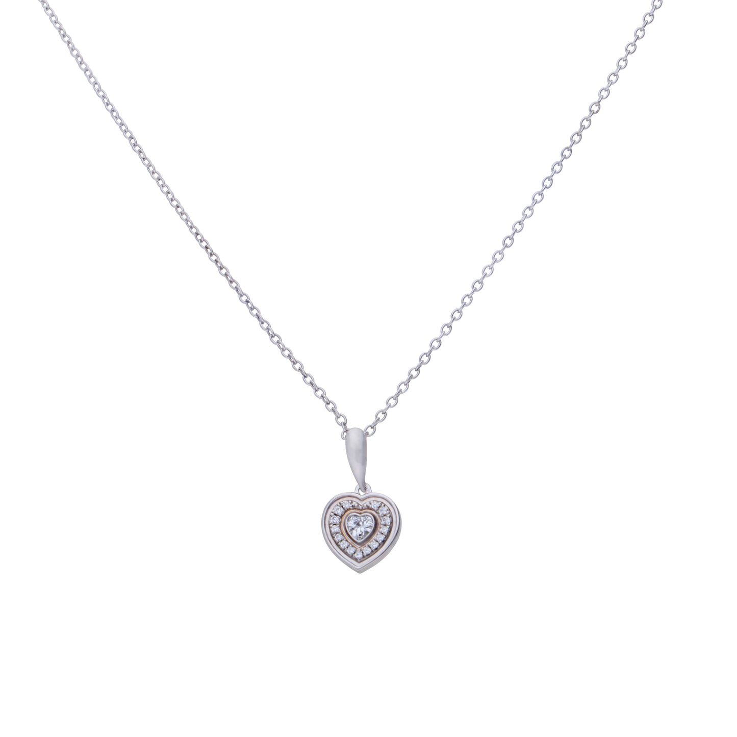 Collana Argento Diamonfire Bridal Cuore