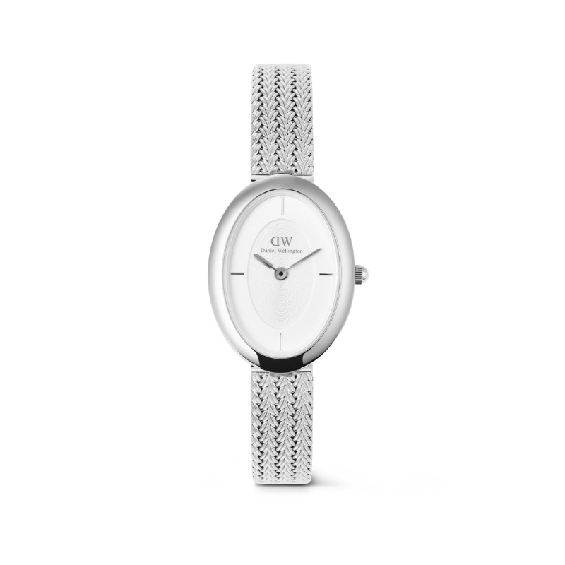 Orologio Donna Daniel Wellington Juliette Braided Bianco Silver DW00100884