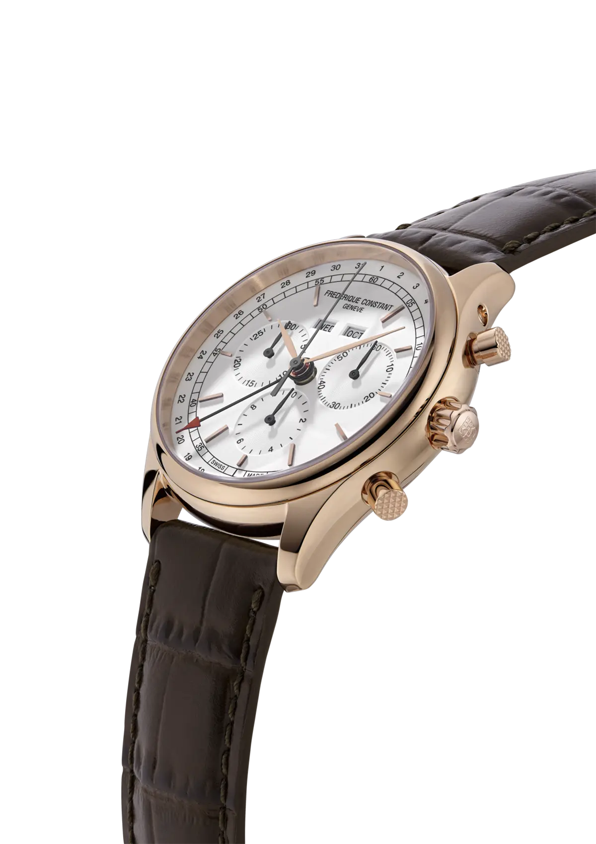 Orologio Uomo Frederique Constant Quarz Chronograph Triple Calendar FC-296SW5B4
