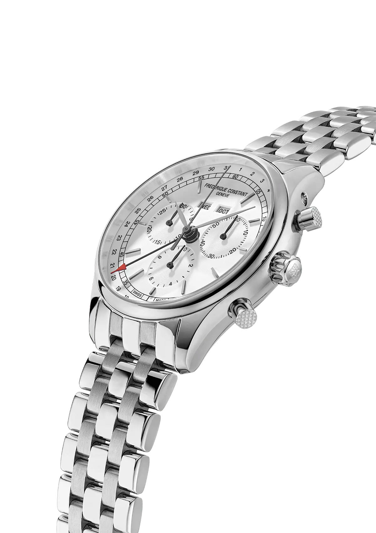 Orologio Uomo Frederique Constant Quarz Chronograph Triple Calendar FC-296SW5B6B
