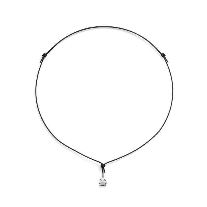 Le Bebè White Gold Pendant Necklace Baby Boy Pavè Heart LBB061