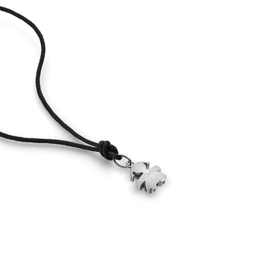 Collana Ciondolo Le Bebè Oro Bianco Bimba I Tesorini Mini LBB941