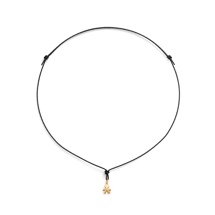 Le Bebè White Gold Pendant Necklace Baby Boy Pavè Heart LBB061