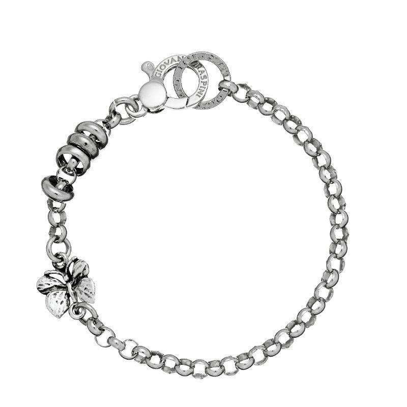 Raspini Woman Bracelet Silver Roulette Butterfly