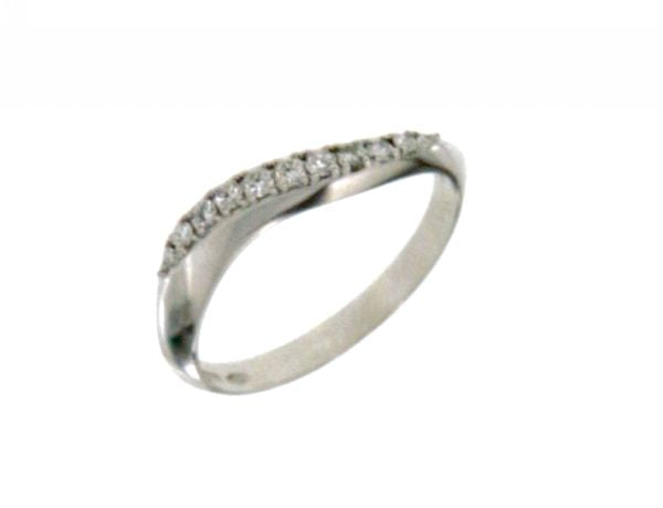 Mirco Visconti Fantasia ring in white gold and diamonds