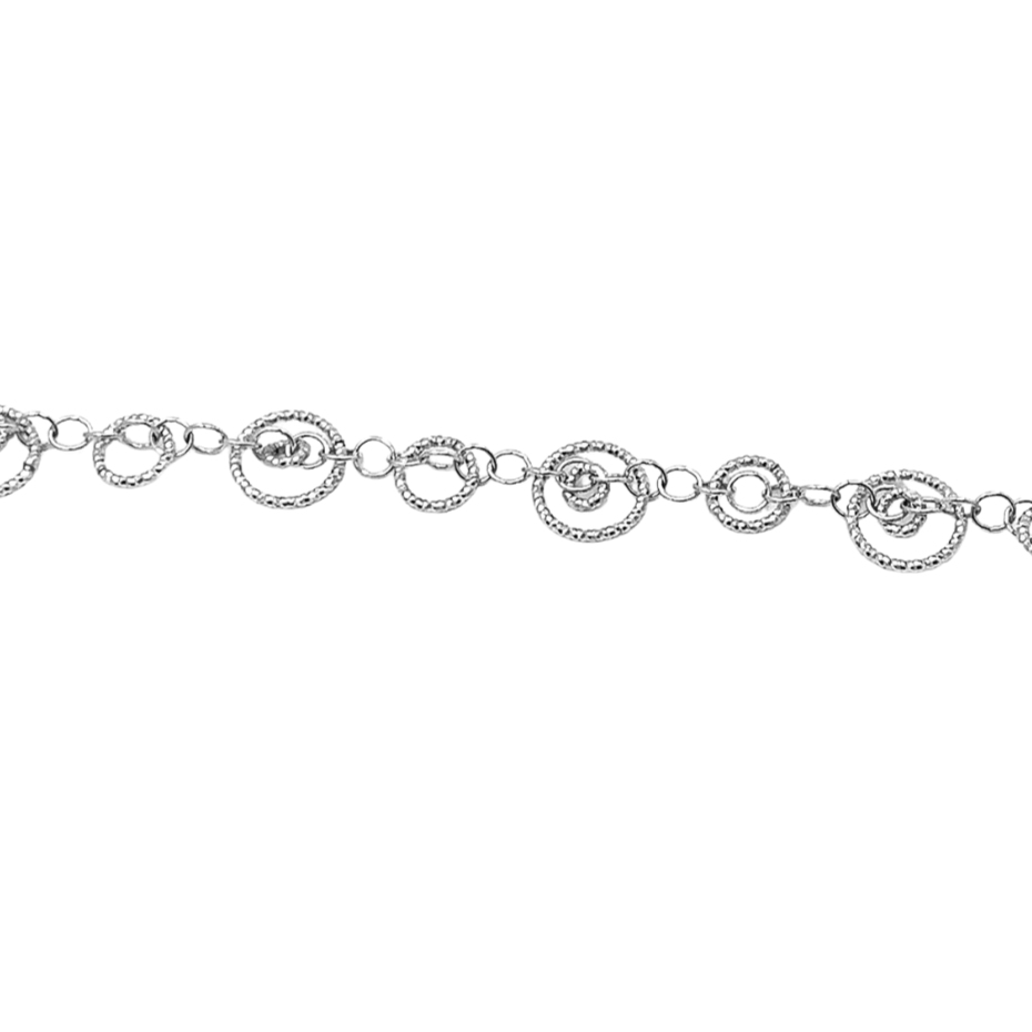 Bracciale Donna Venerio Argento Cerchi Diamantati