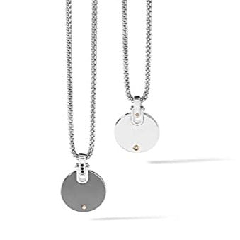 Comete Reverse Steel Men's Necklace