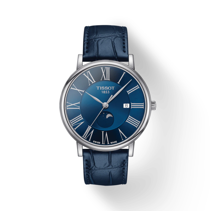 Orologio Uomo Tissot Carson Premium Gent Moonphase T1224231604300