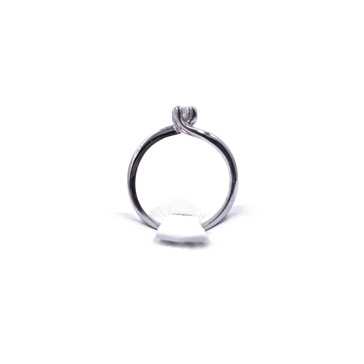 solitario valentino diamante oro bianco 18 carati brand mirco visconti