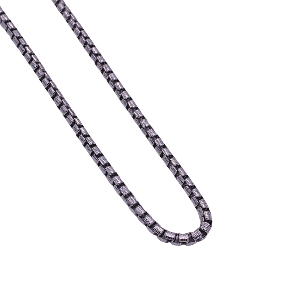 Catena a Maglie Chicco di Caffè Uomo 6MM X 55cm Catena a Maglie Chicco di Caffè Uomo 6MM X 55cm