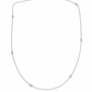Collana Donna Fantasia Oro Bianco e Diamanti a spot