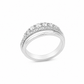 Anello donna Fantasia Fascia oro bianco e Diamanti