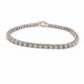 Bracciale Donna  Tennis Argento e zirconi cm18 q275