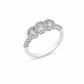 Anello Trilogy Oro bianco e Diamanti Ct. 1,00 G VS