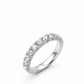 Anello donna Fantasia Fedina Oro bianco e Diamanti