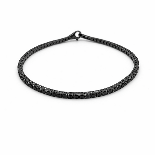 Woman Tennis Bracelet Silver and Zirconia
