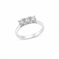 Anello Trilogy Oro bianco e Diamanti CT. 0,42 E VS