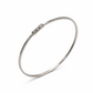 Bracciale Donna Rigido Trilogy oro bianco e diamanti naturali ct. 0,30