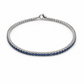 Woman Tennis Bracelet Silver and Zirconia
