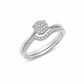 Anello donna Fantasia  oro bianco e Diamanti
