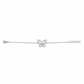 Bracciale Donna farfalla oro bianco e diamanti naturali ct. 0,14