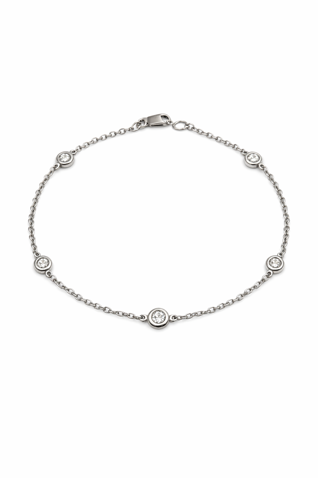 Bracciale Donna Mirco Visconti oro bianco e diamanti naturali ct.0,52
