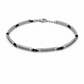 Bracciale Uomo Argento e Ceramica
