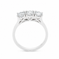 Anello Trilogy Oro bianco e Diamanti Ct. 1,20 D VVS2
