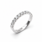 Anello donna Fantasia Fedina Oro bianco e Diamanti