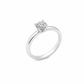 Anello Solitario Oro Bianco Diamanti Ct. 0,52 F SI1