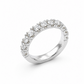 Anello donna Fantasia Fedina Oro bianco e Diamanti