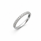 Anello donna Fantasia Fedina Oro bianco e Diamanti