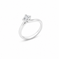 Anello Solitario Oro Bianco Diamanti Ct. 0,45 G SI