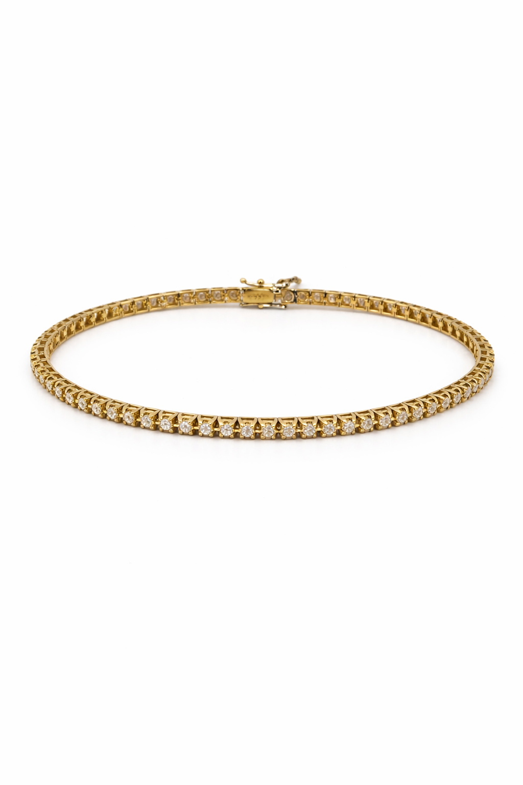 Bracciale Donna Tennis oro giallo e diamanti naturali ct.1,50