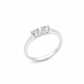 Anello Trilogy Oro bianco e Diamanti Ct. 0,11 G VS