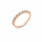 Anello donna Fantasia Fedina Oro rosa e Diamanti