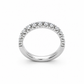 Anello donna Fantasia Fedina Oro bianco e Diamanti