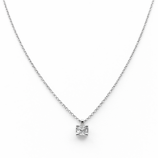 Crieri Punto Luce necklace in white gold and diamonds